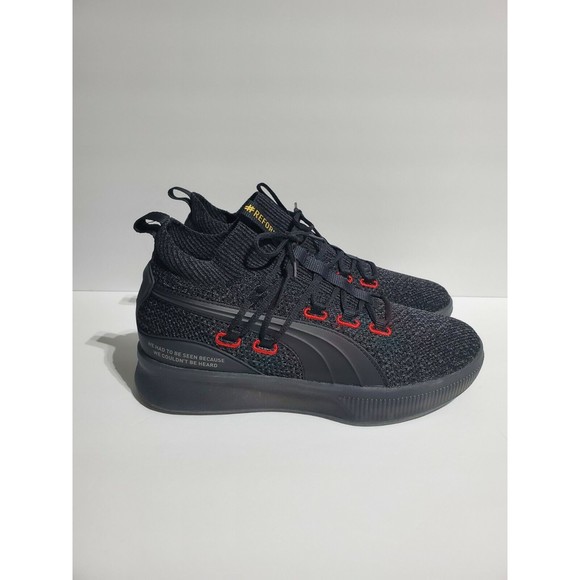 Puma Basketball X Meek Mill Clyde Court Reform Red Black192892-01 Mens Size 11